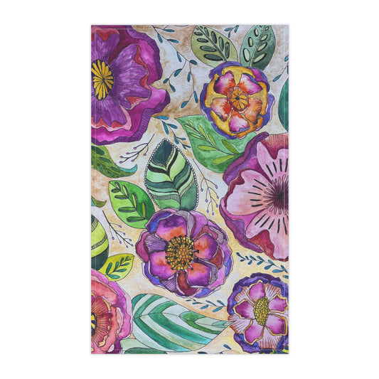 I hope your day blossoms! Kitchen Towel