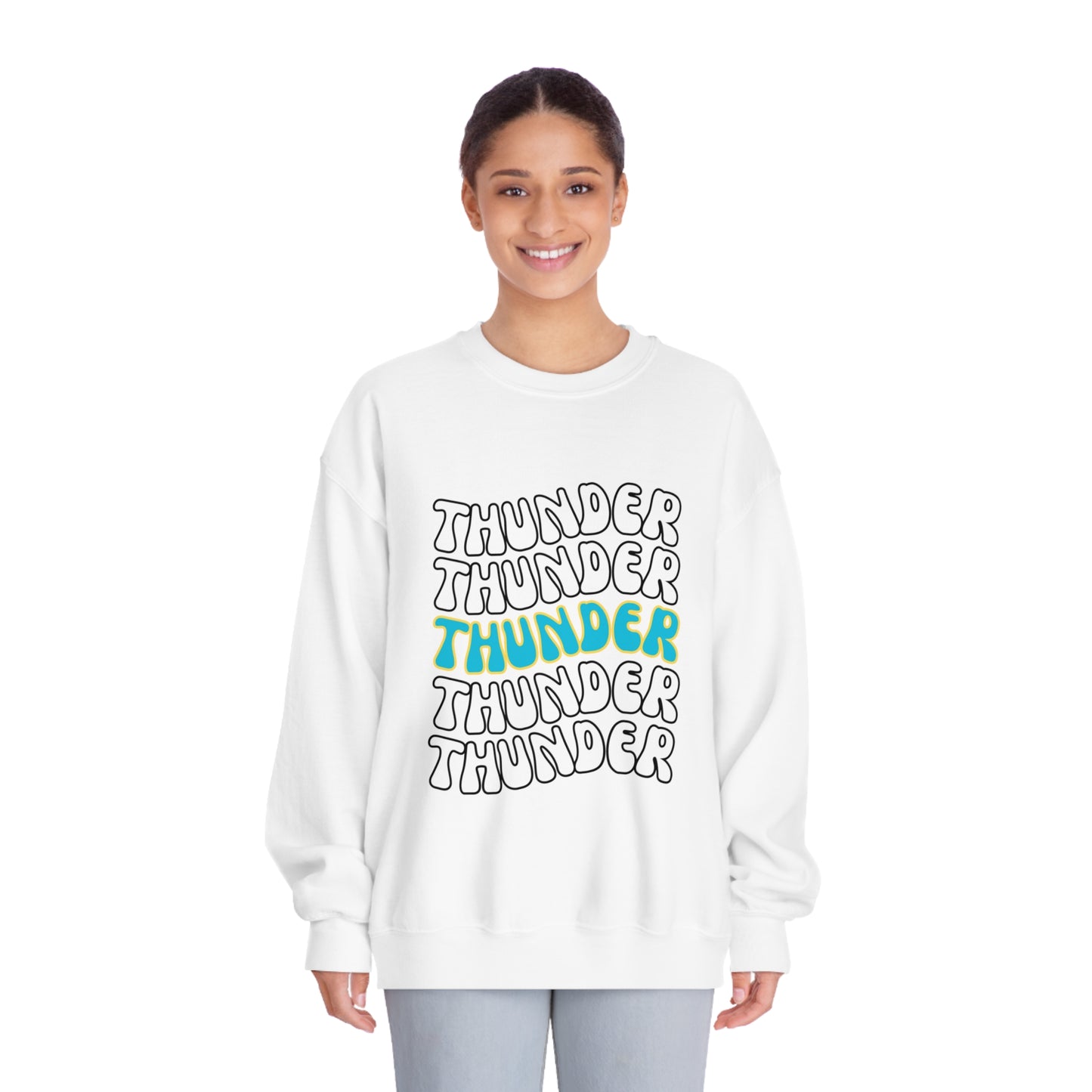 Thunder Repeat Unisex DryBlend® Crewneck Sweatshirt