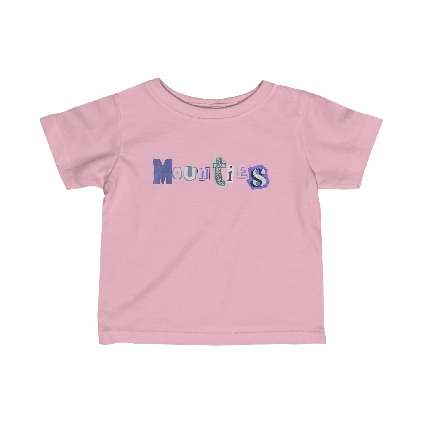 Mountie Ransom Letter Infant Fine Jersey Tee