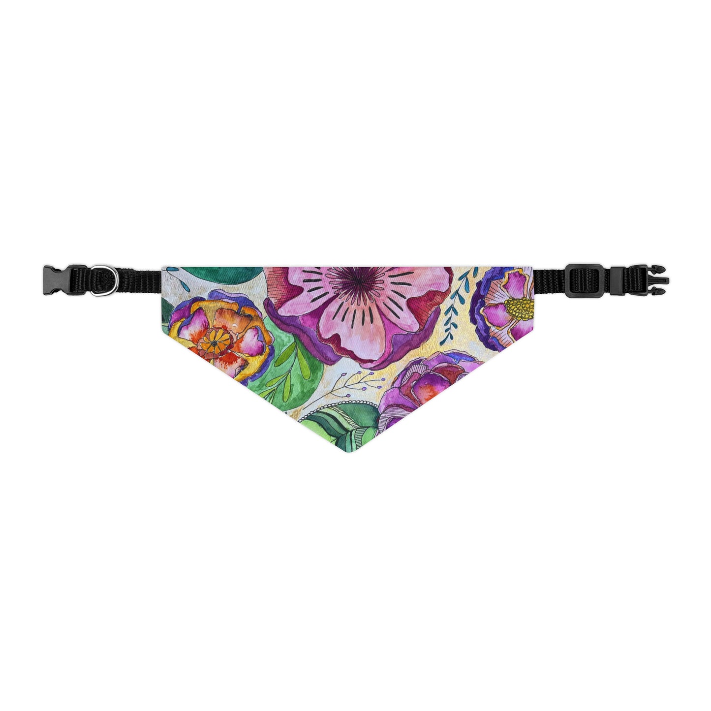 I Hope Your Day Blossoms! Pet Bandana Collar