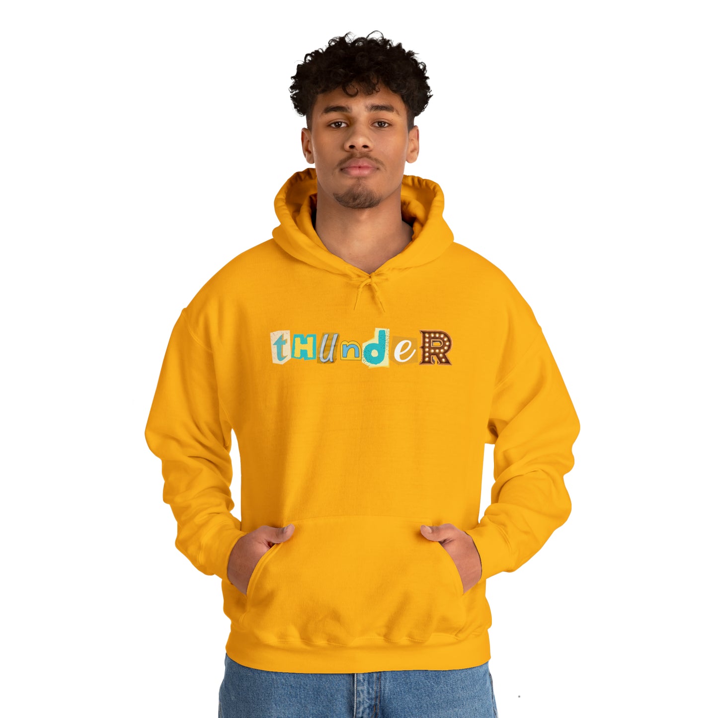 Thunder Ransom Letter Unisex Heavy Blend™ Hooded Sweatshirt