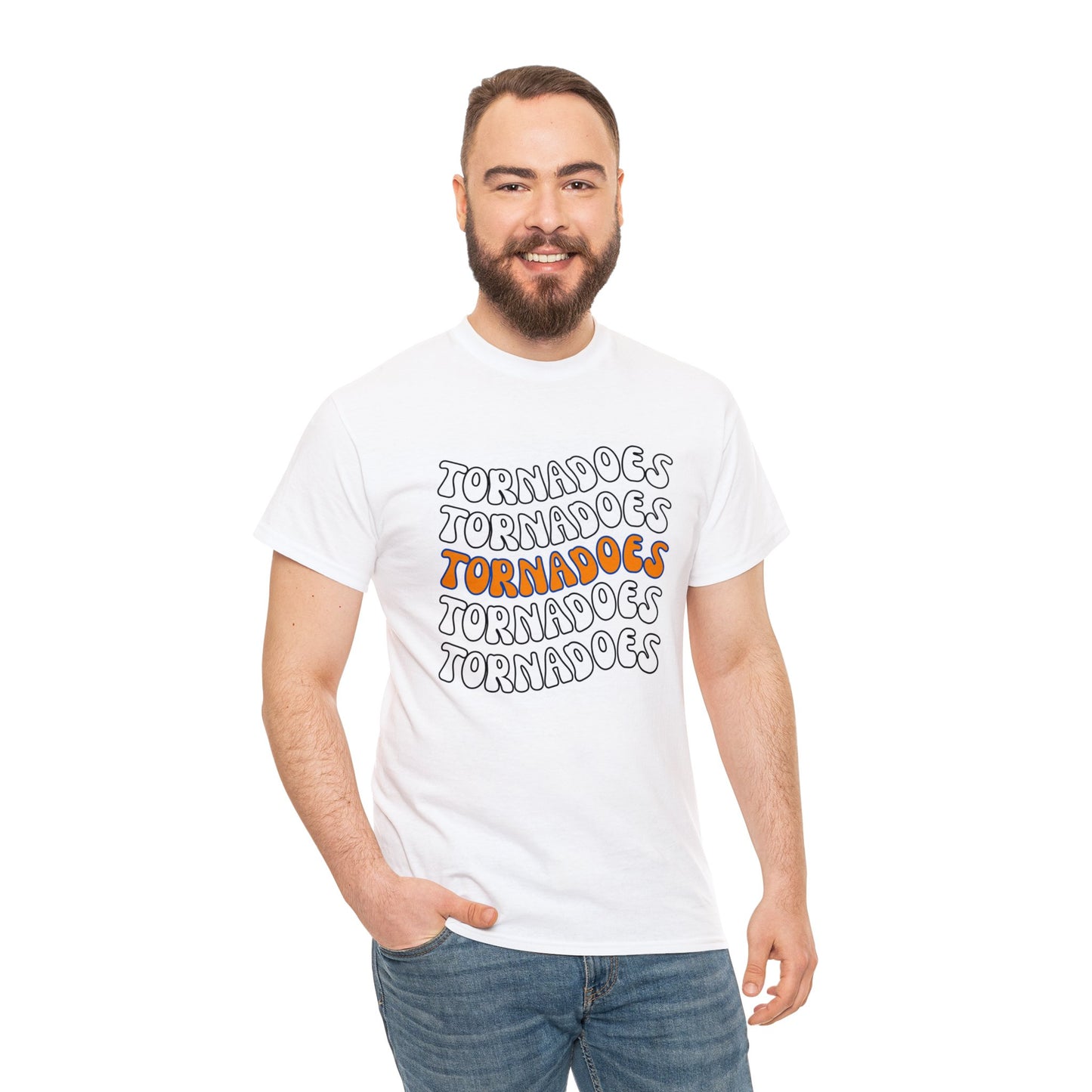 Tornadoes Repeat Heavy Cotton Tee