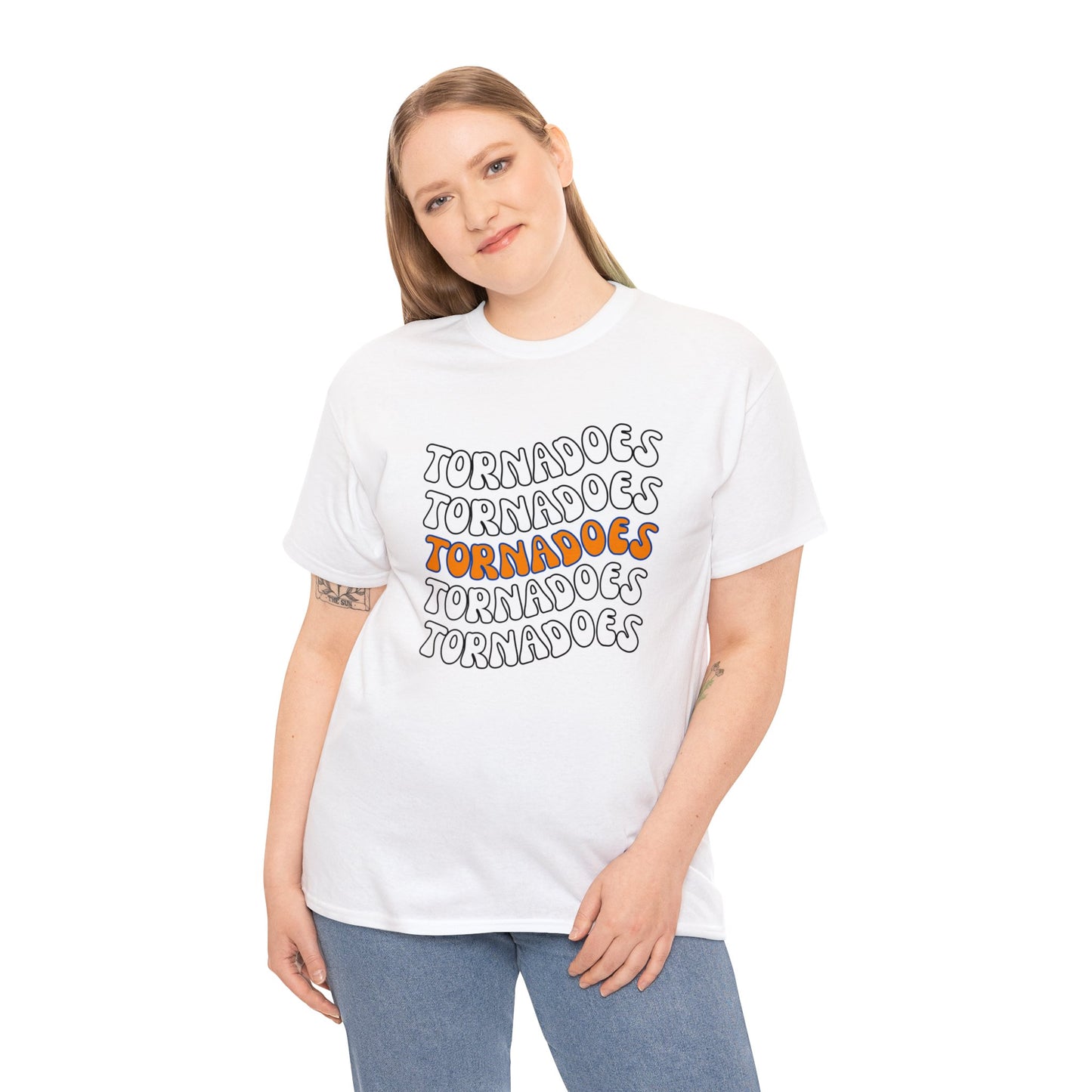 Tornadoes Repeat Heavy Cotton Tee