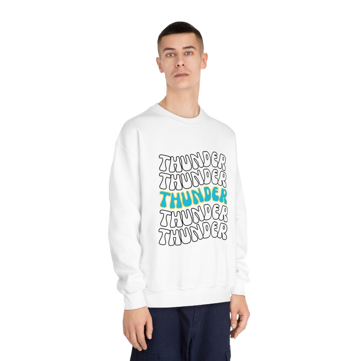 Thunder Repeat Unisex DryBlend® Crewneck Sweatshirt