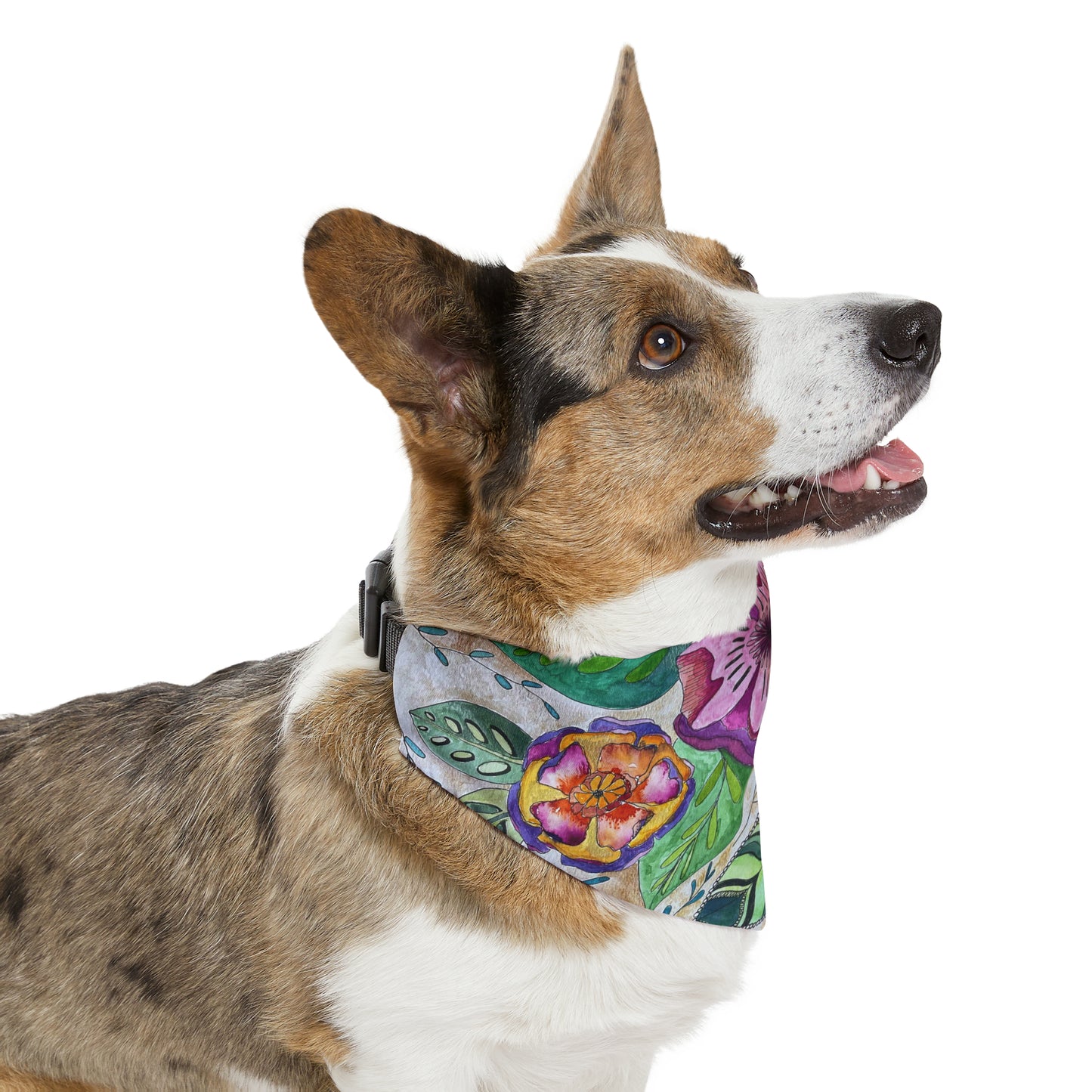 I Hope Your Day Blossoms! Pet Bandana Collar