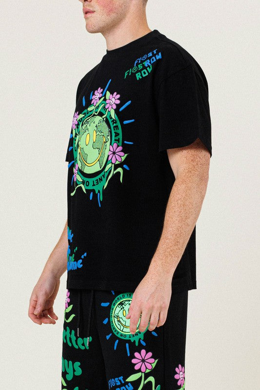 FLOWER GRAPHIC TEE