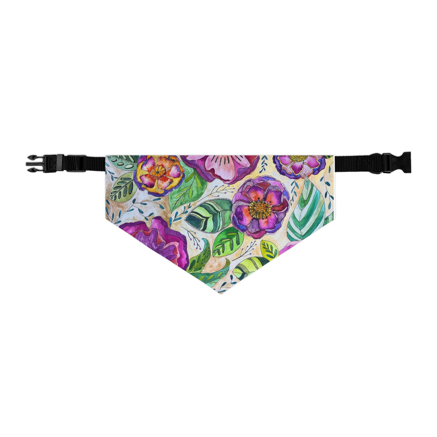 I Hope Your Day Blossoms! Pet Bandana Collar