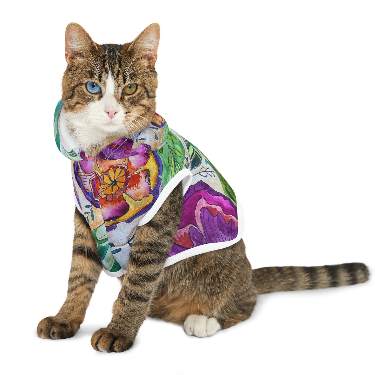 I hope your day blossoms! Pet Hoodie