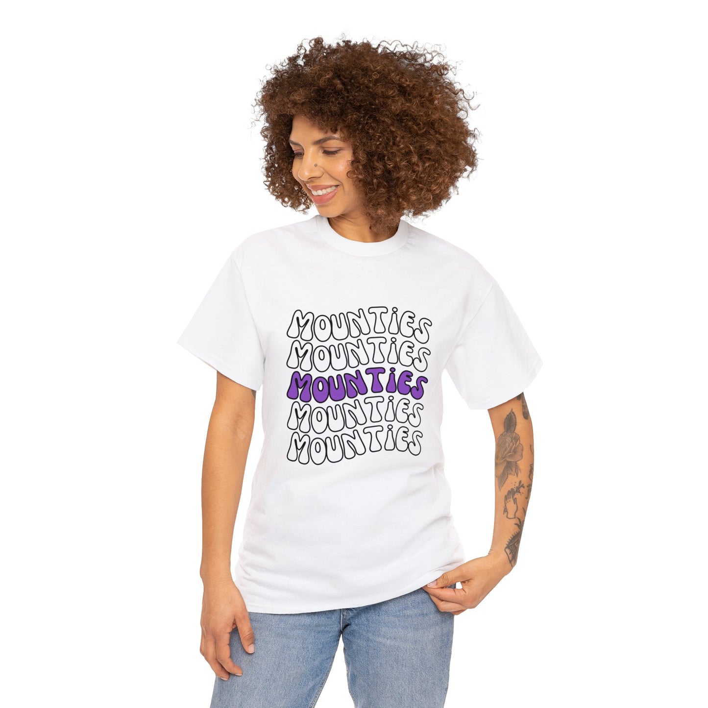 Mounties Repeat Unisex Heavy Cotton Tee