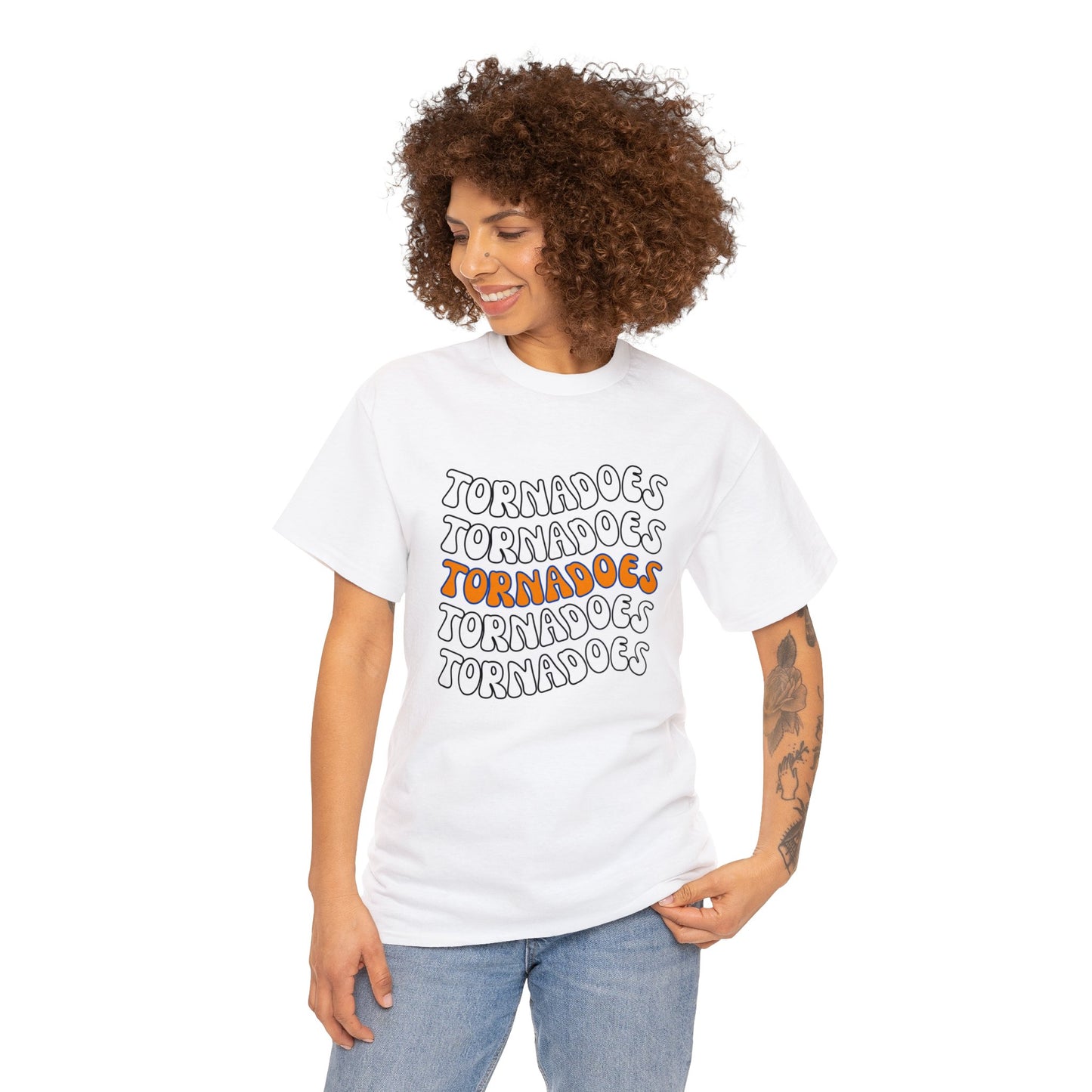 Tornadoes Repeat Heavy Cotton Tee