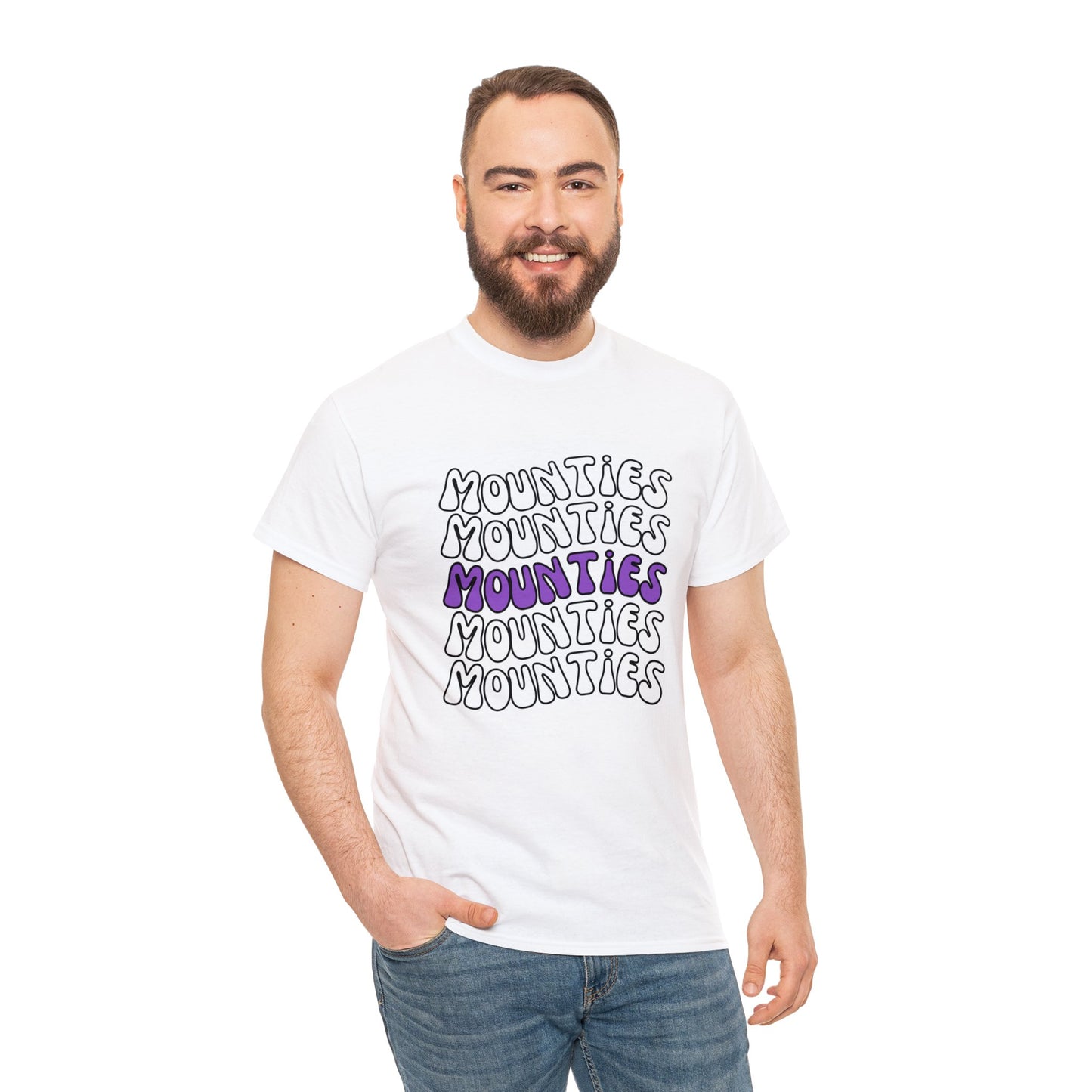 Mounties Repeat Unisex Heavy Cotton Tee