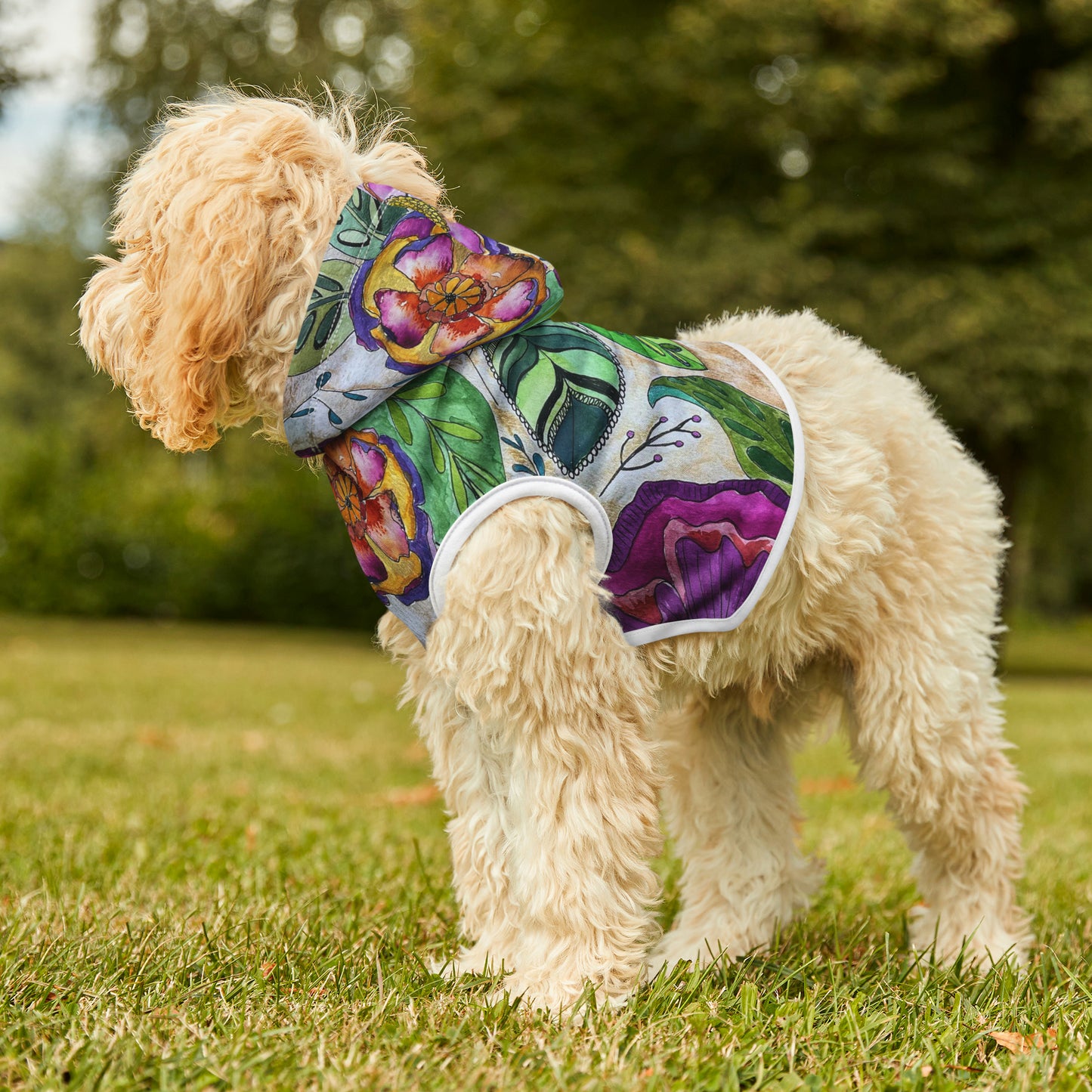 I hope your day blossoms! Pet Hoodie