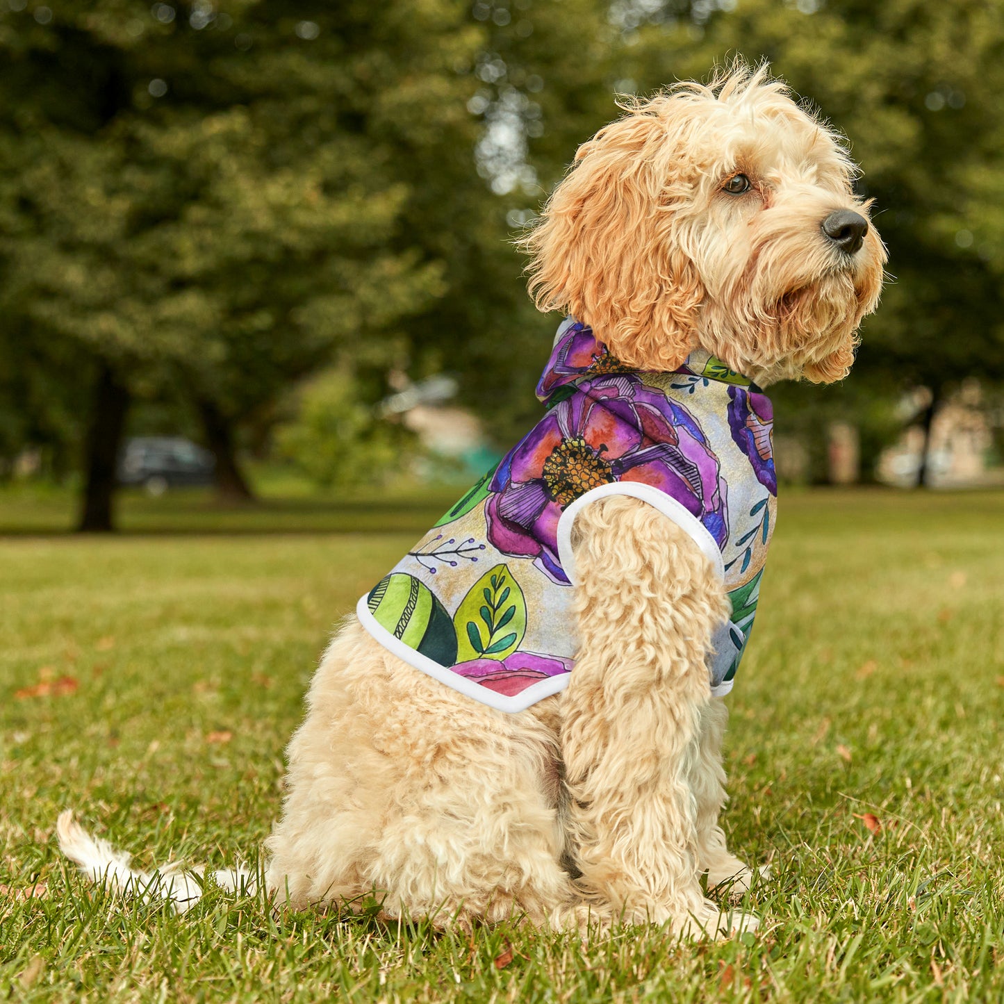 I hope your day blossoms! Pet Hoodie