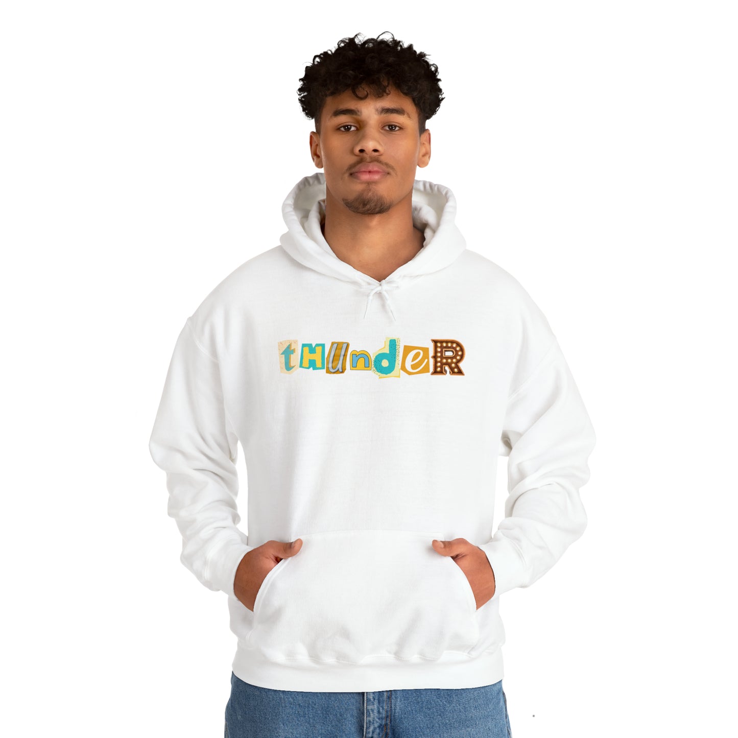 Thunder Ransom Letter Unisex Heavy Blend™ Hooded Sweatshirt