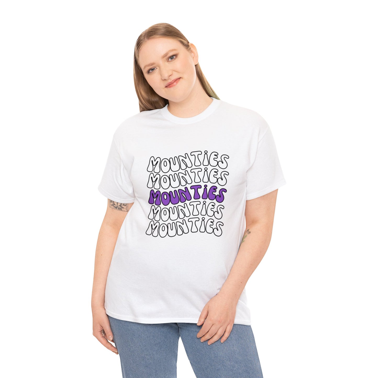 Mounties Repeat Unisex Heavy Cotton Tee