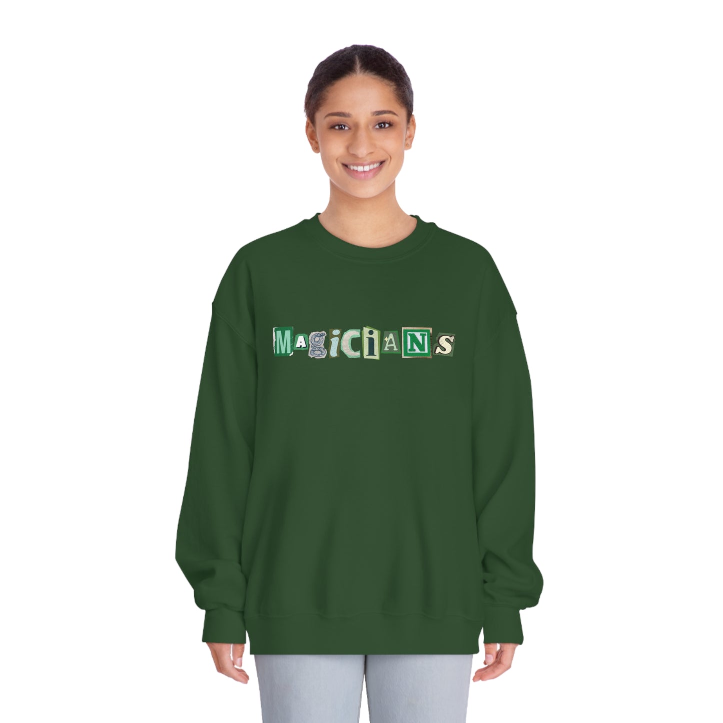 Magicians Ransom Letter Unisex DryBlend® Crewneck Sweatshirt