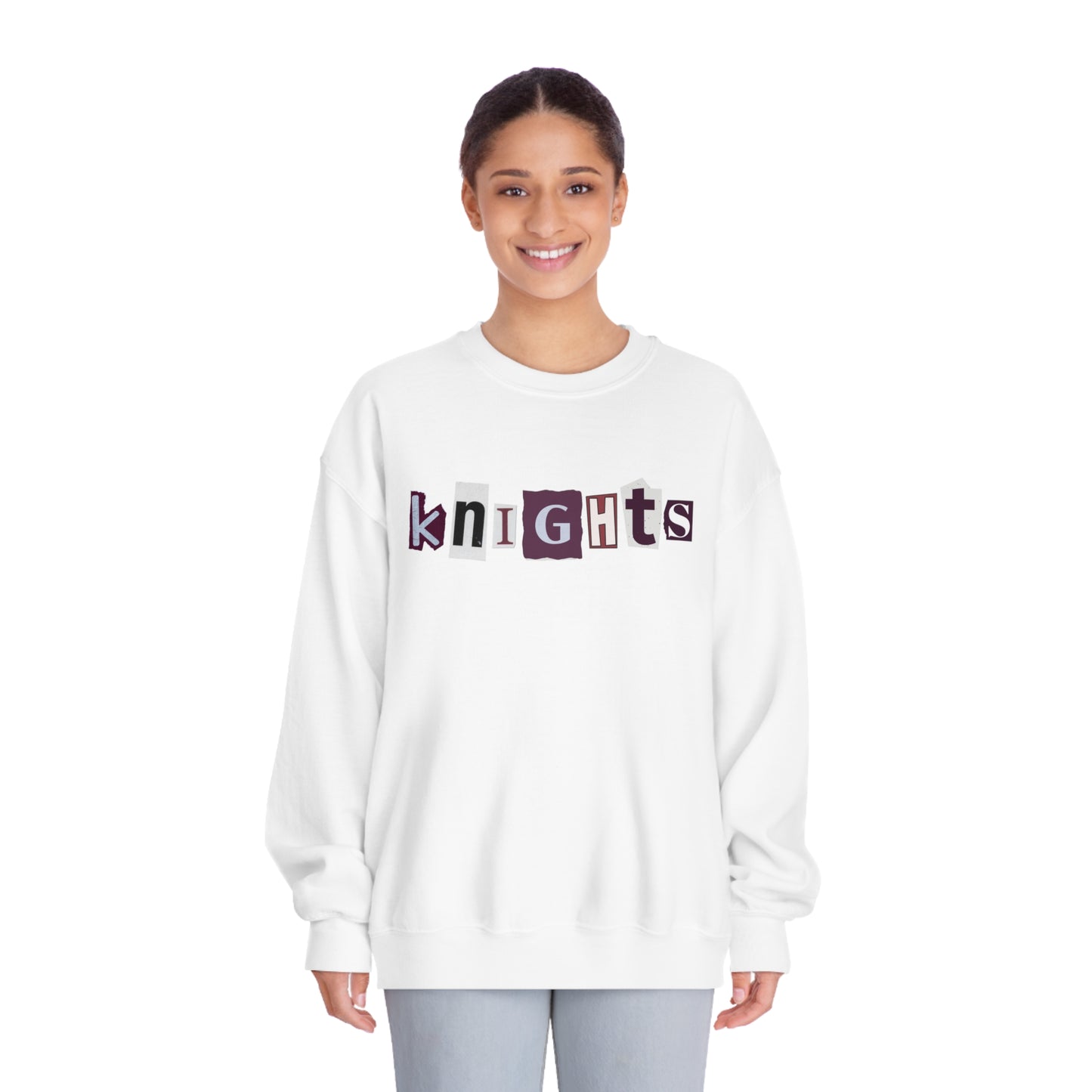 Knights Ransom Letter Unisex DryBlend® Crewneck Sweatshirt