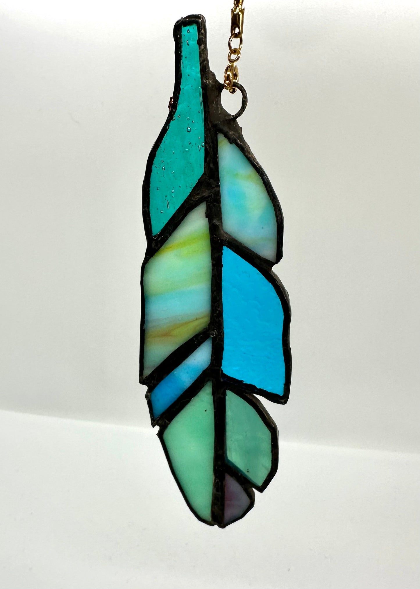 Turquoise Feather