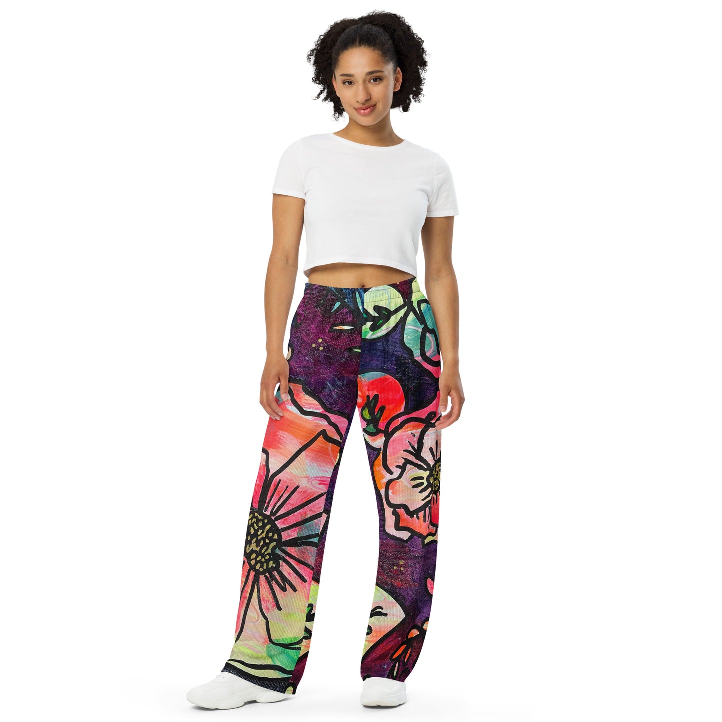 Pick-Me-Up All-over print unisex wide-leg pants