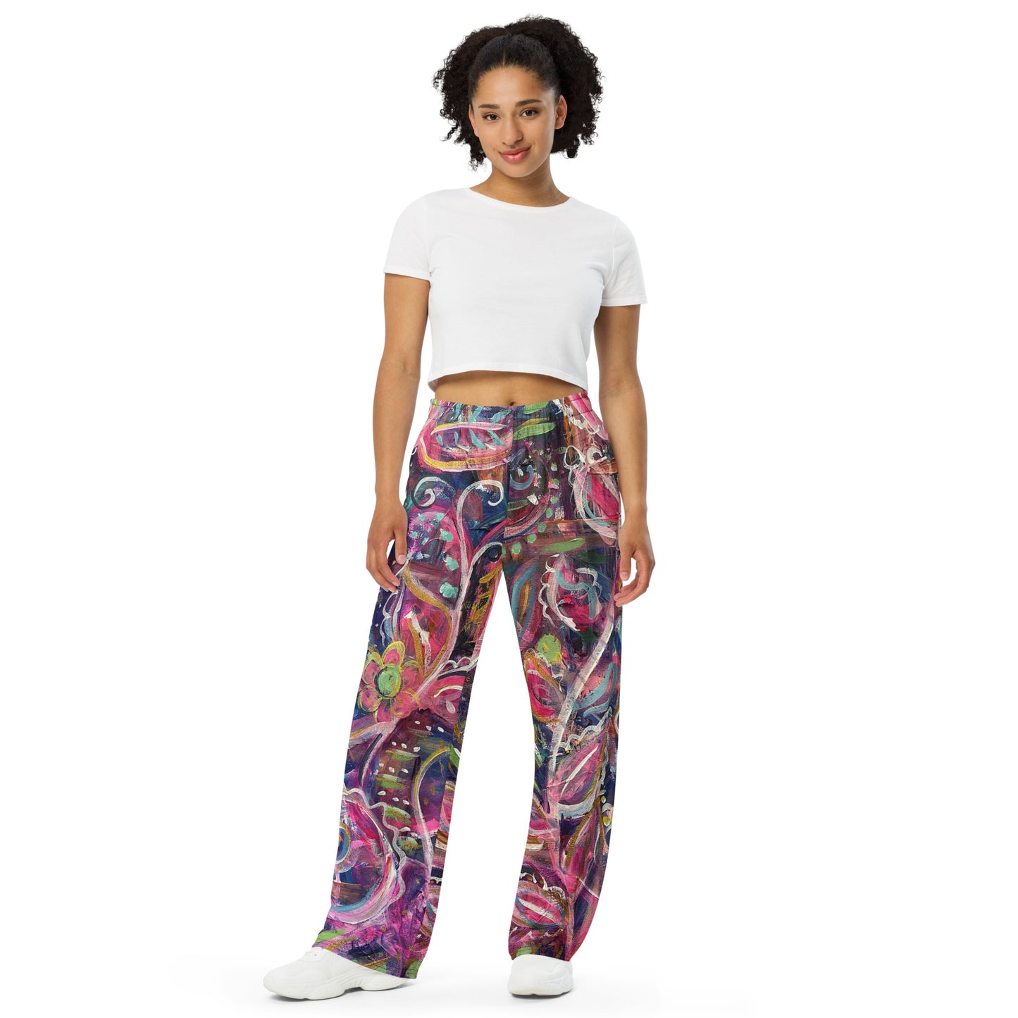 All The Feelz All-over print unisex wide-leg pants