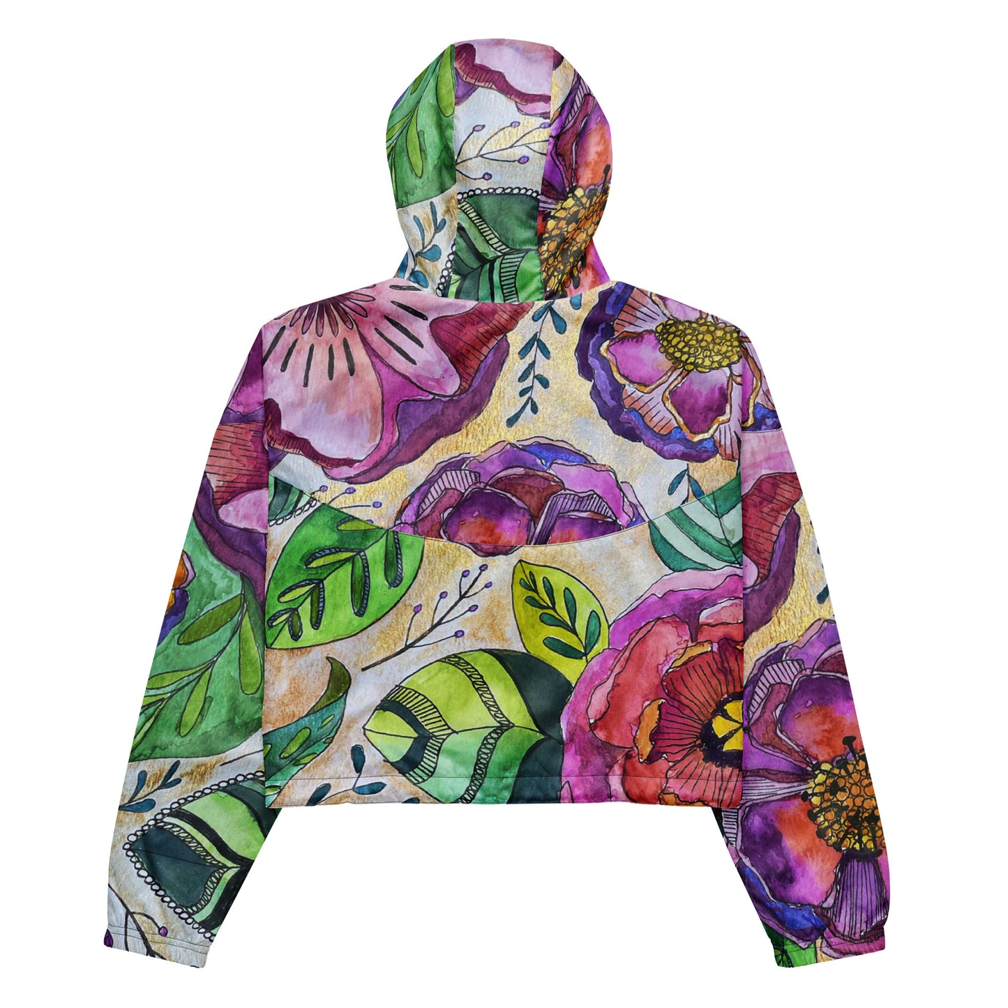 I hope your day blooms! Women’s cropped windbreaker