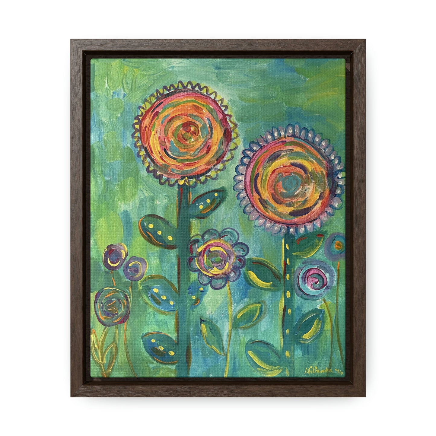 Don't Be A Wallflower Gallery Canvas Wraps, Vertical Frame