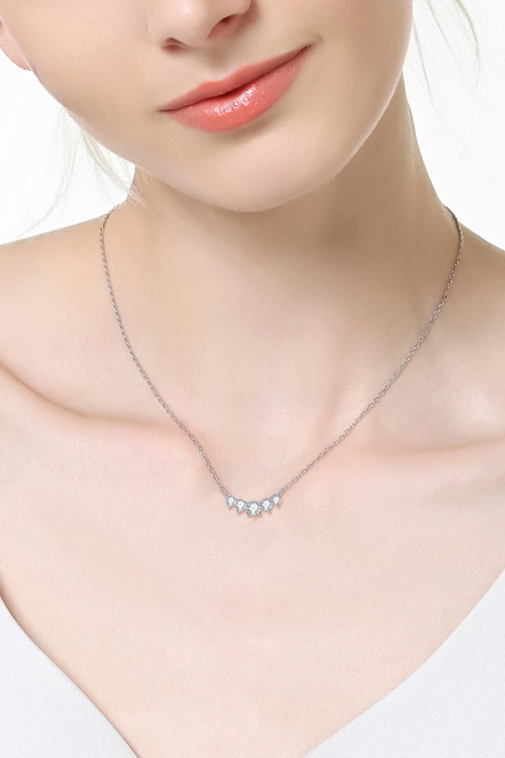 Moissanite Pendant Necklace