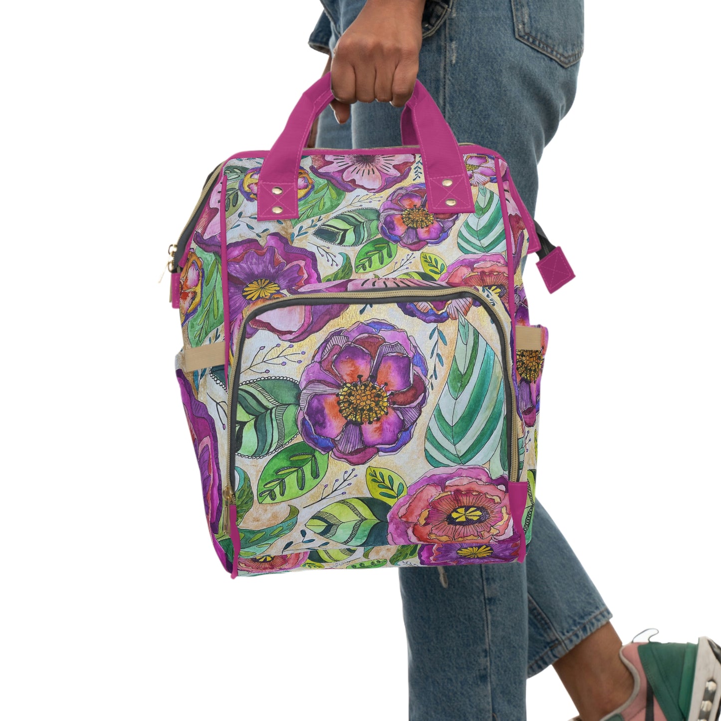 I hope your day blossoms! Multifunctional Diaper Backpack