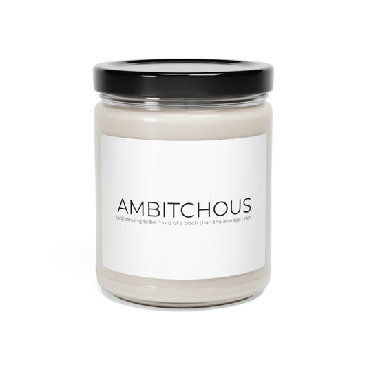 AMBITCHOUS Scented Soy Candle, 9oz