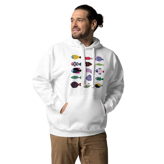 Here Fishy Fishy Unisex Hoodie